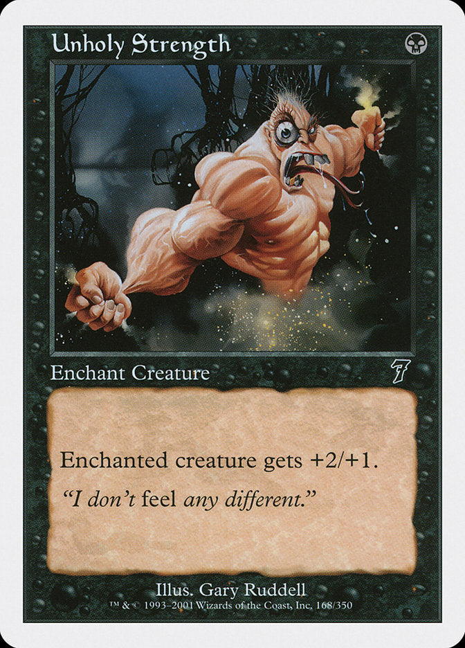 Unholy Strength [Seventh Edition] | Black Swamp Games