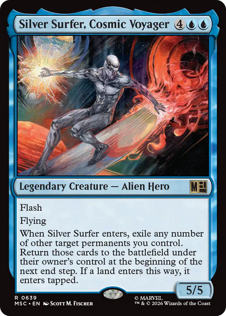 Silver Surfer, Cosmic Voyager [Marvel Super Heroes Commander] | Black Swamp Games