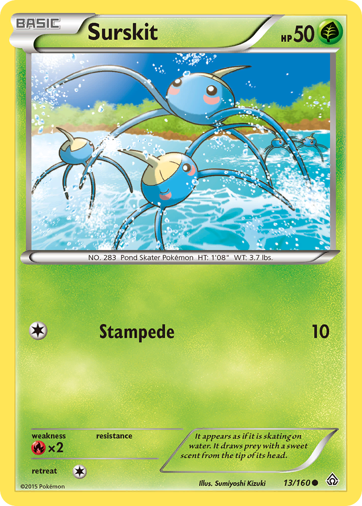 Surskit (13/160) [XY: Primal Clash] | Black Swamp Games