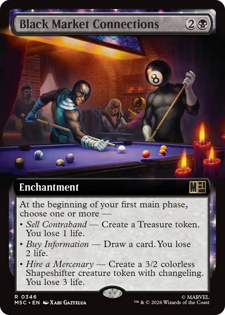 Black Market Connections (Extended Art) [Marvel Super Heroes Commander] | Black Swamp Games