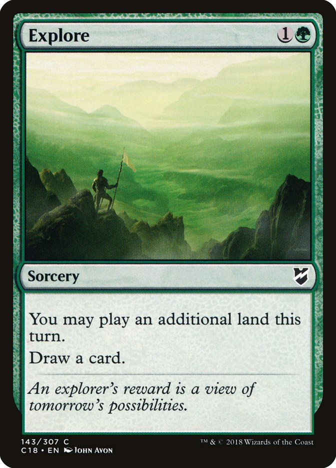 Explore [Commander 2018] | Black Swamp Games