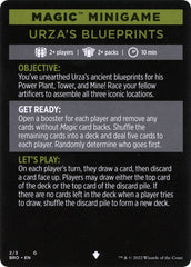 Urza's Blueprints (Magic Minigame) [The Brothers' War Minigame] | Black Swamp Games