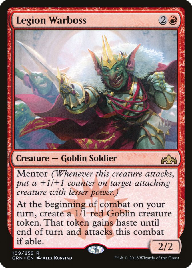 Legion Warboss (Promo Pack) [Guilds of Ravnica Promos] | Black Swamp Games