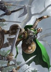 Maja, Bretagard Protector Art Card [Kaldheim Art Series] | Black Swamp Games