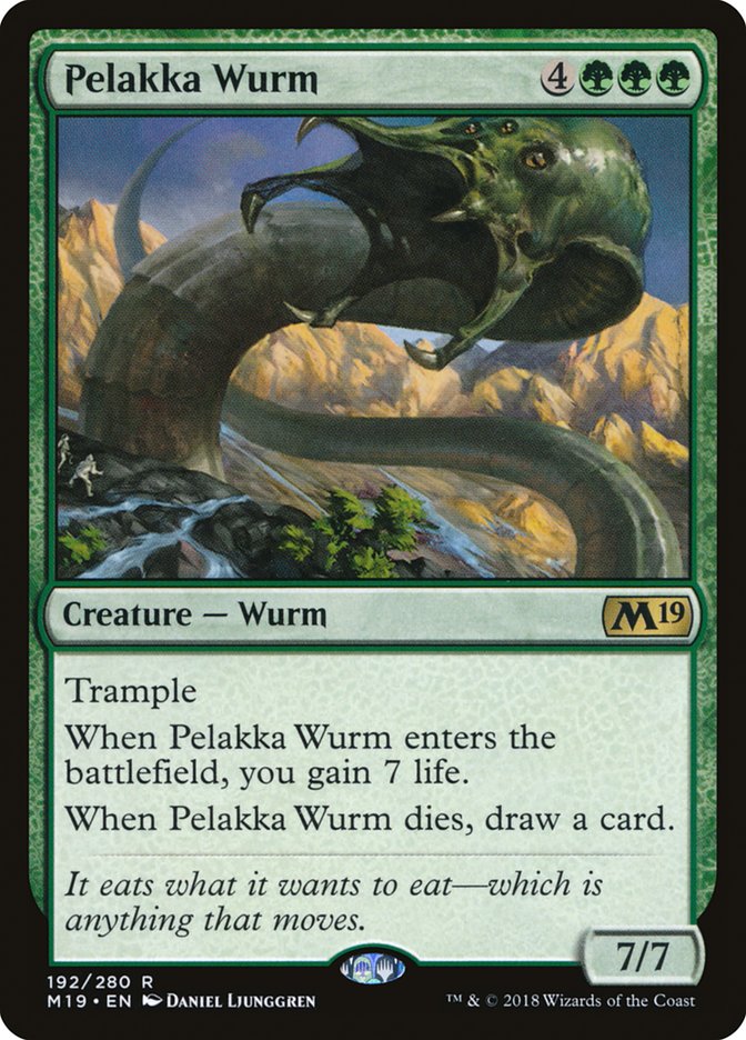 Pelakka Wurm [Core Set 2019] | Black Swamp Games