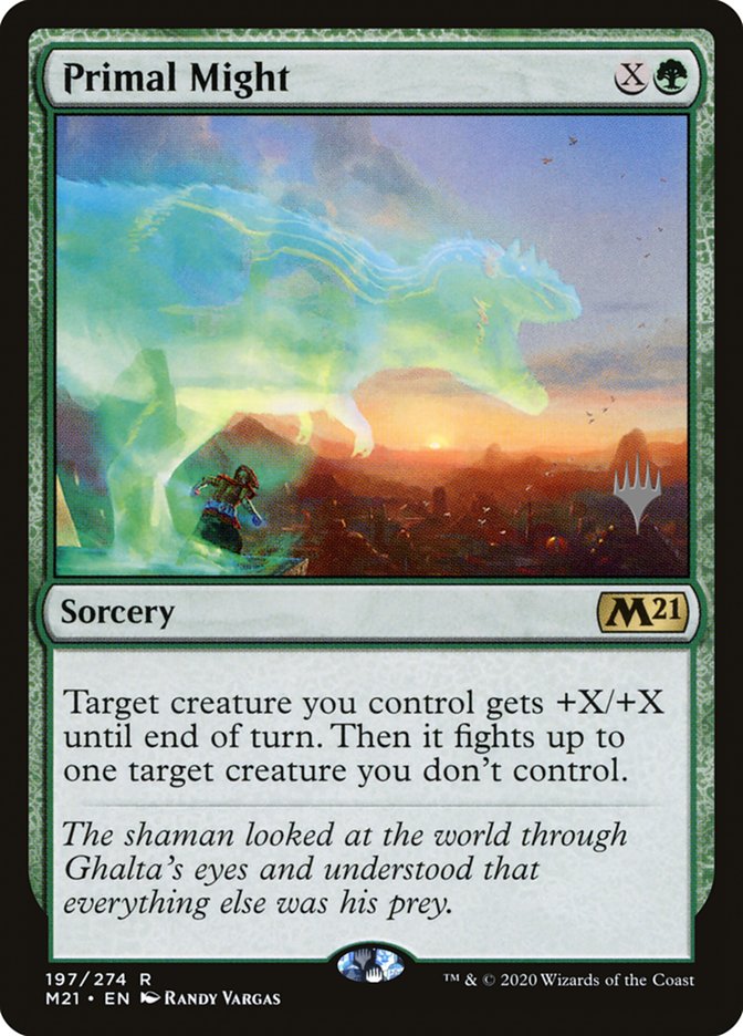 Primal Might (Promo Pack) [Core Set 2021 Promos] | Black Swamp Games