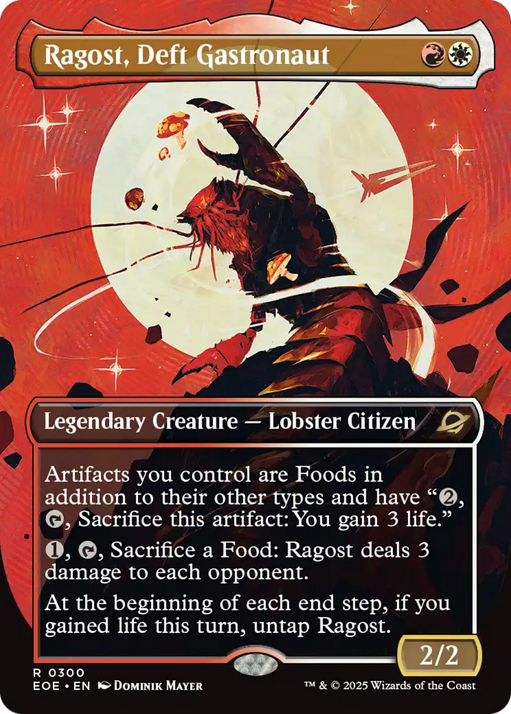 Ragost, Deft Gastronaut (Borderless) [Edge of Eternities] | Black Swamp Games