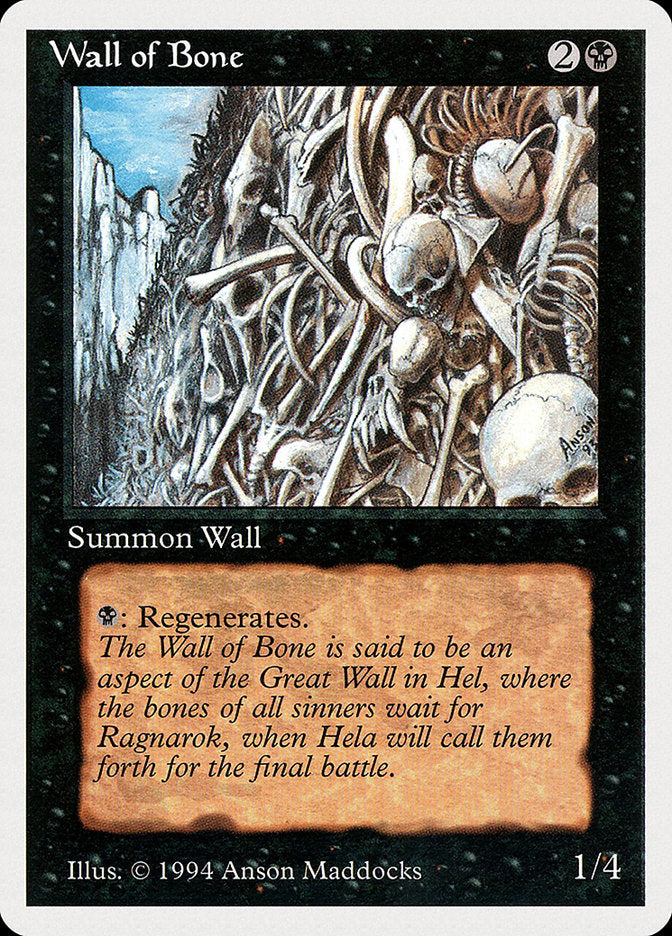 Wall of Bone [Summer Magic / Edgar] | Black Swamp Games