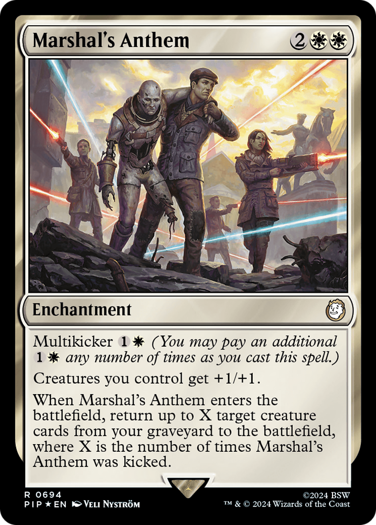 Marshal's Anthem (Surge Foil) [Fallout] | Black Swamp Games