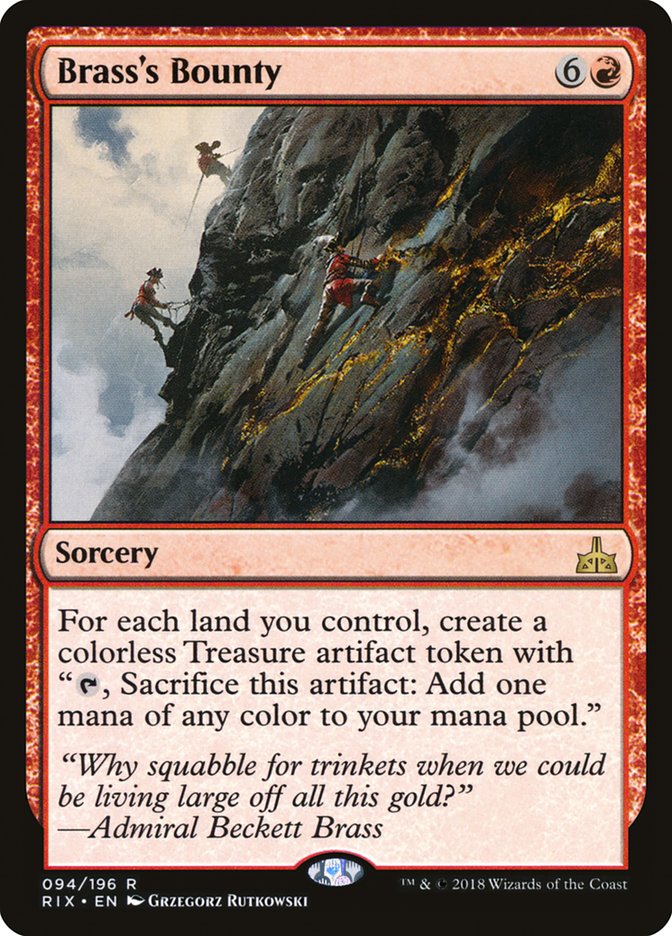 Brass's Bounty [Rivals of Ixalan] | Black Swamp Games