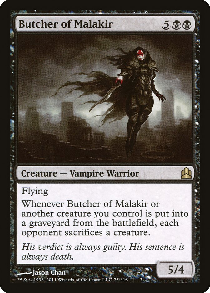 Butcher of Malakir [Commander 2011] | Black Swamp Games
