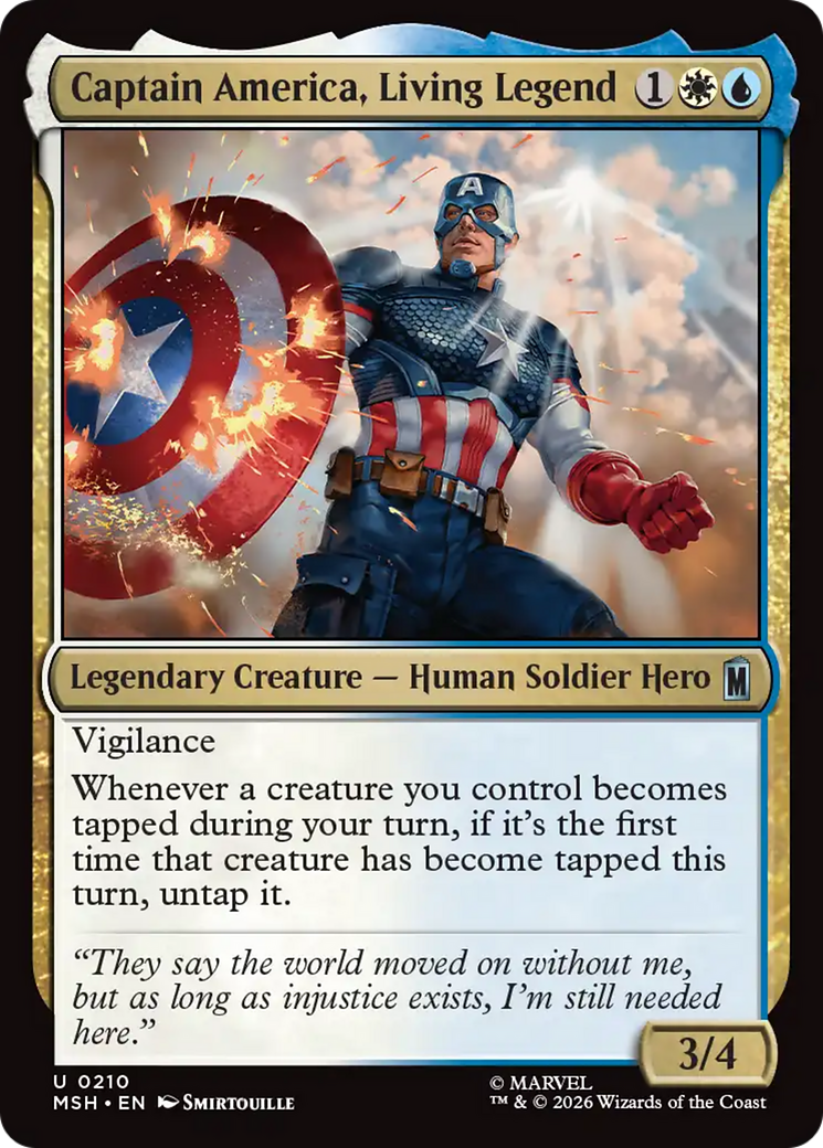 Captain America, Living Legend [Marvel Super Heroes] | Black Swamp Games