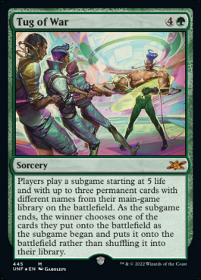 Tug of War (Galaxy Foil) [Unfinity] | Black Swamp Games
