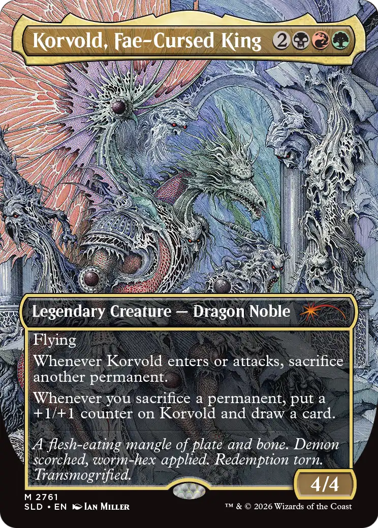 Korvold, Fae-Cursed King (2761) [Secret Lair Drop Series] | Black Swamp Games