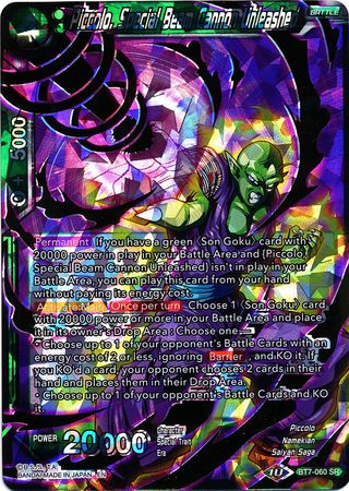 Piccolo, Special Beam Cannon Unleashed (BT7-060) [Assault of the Saiyans] | Black Swamp Games