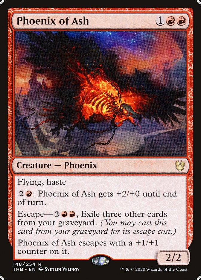 Phoenix of Ash [Theros Beyond Death] | Black Swamp Games