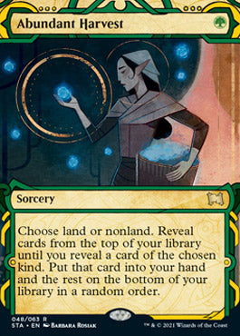 Abundant Harvest (Foil Etched) [Strixhaven: Mystical Archive] | Black Swamp Games