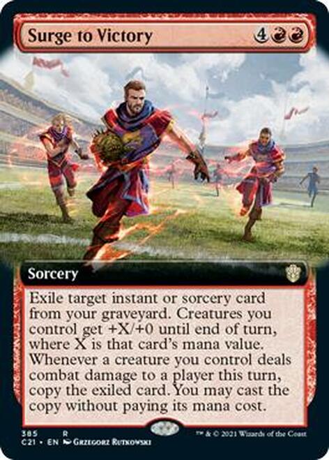 Surge to Victory (Extended Art) [Commander 2021] | Black Swamp Games