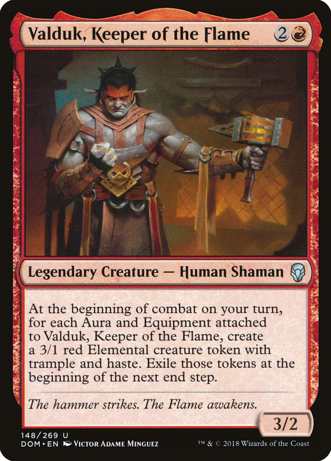Valduk, Keeper of the Flame [Dominaria] | Black Swamp Games