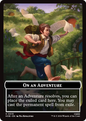 Human Soldier // On An Adventure Double-Sided Token [The Hobbit Tokens] | Black Swamp Games
