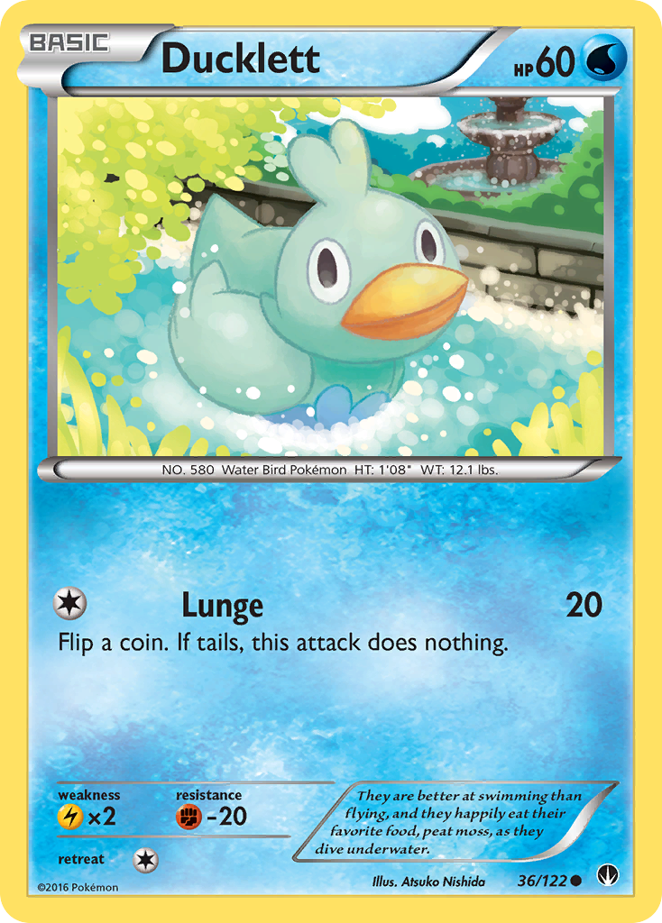 Ducklett (36/122) [XY: BREAKpoint] | Black Swamp Games
