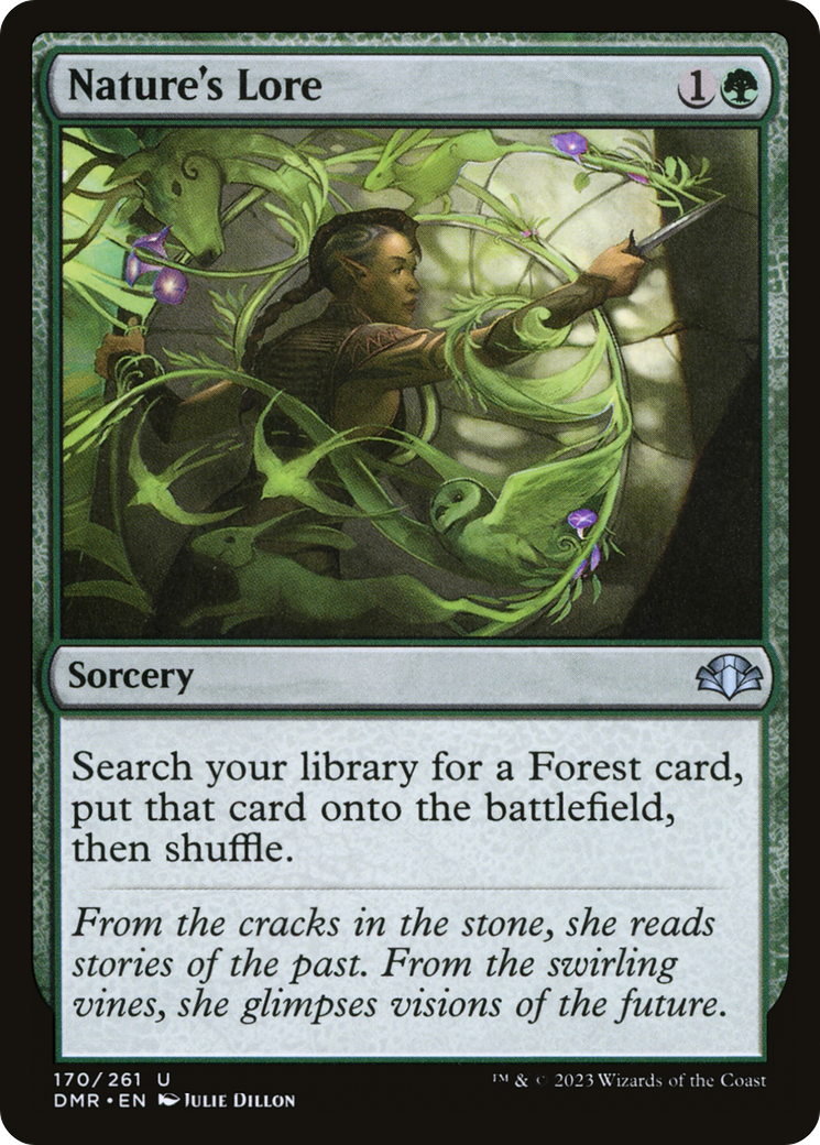 Nature's Lore [Dominaria Remastered] | Black Swamp Games