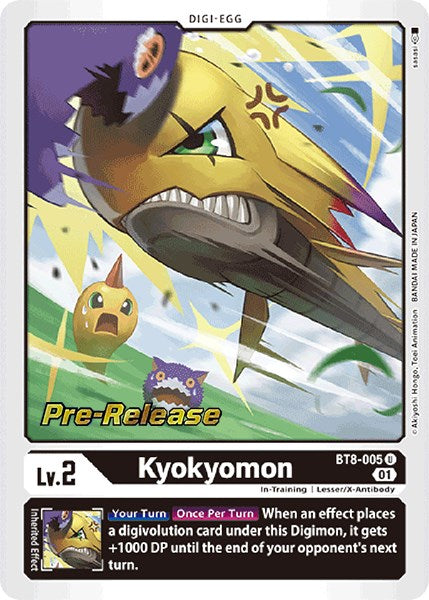 Kyokyomon [BT8-005] [New Awakening Pre-Release Cards] | Black Swamp Games