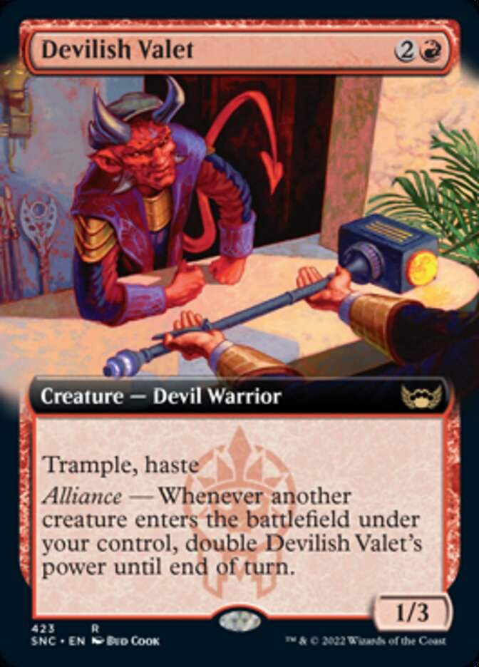 Devilish Valet (Extended Art) [Streets of New Capenna] | Black Swamp Games