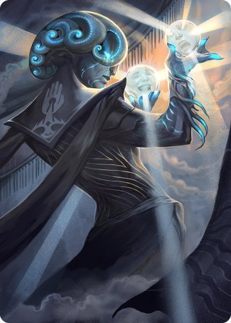 Queza, Augur of Agonies Art Card [Streets of New Capenna Art Series] | Black Swamp Games