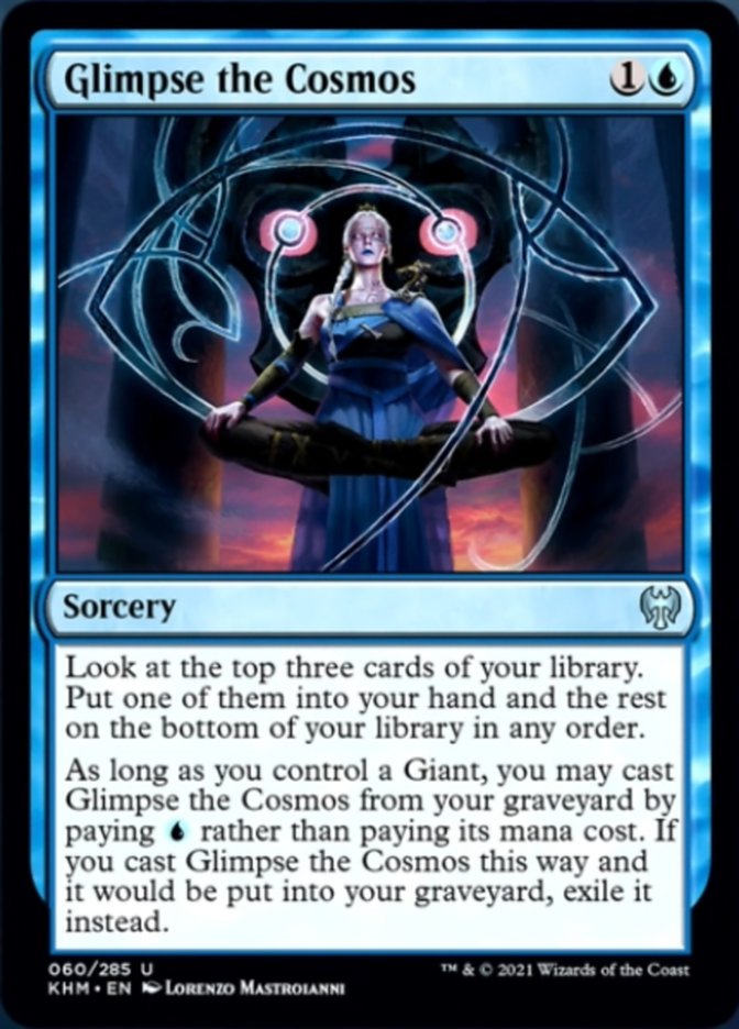 Glimpse the Cosmos [Kaldheim] | Black Swamp Games