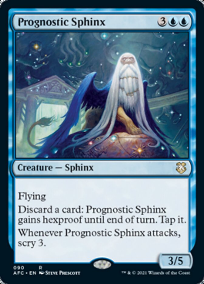 Prognostic Sphinx [Dungeons & Dragons: Adventures in the Forgotten Realms Commander] | Black Swamp Games