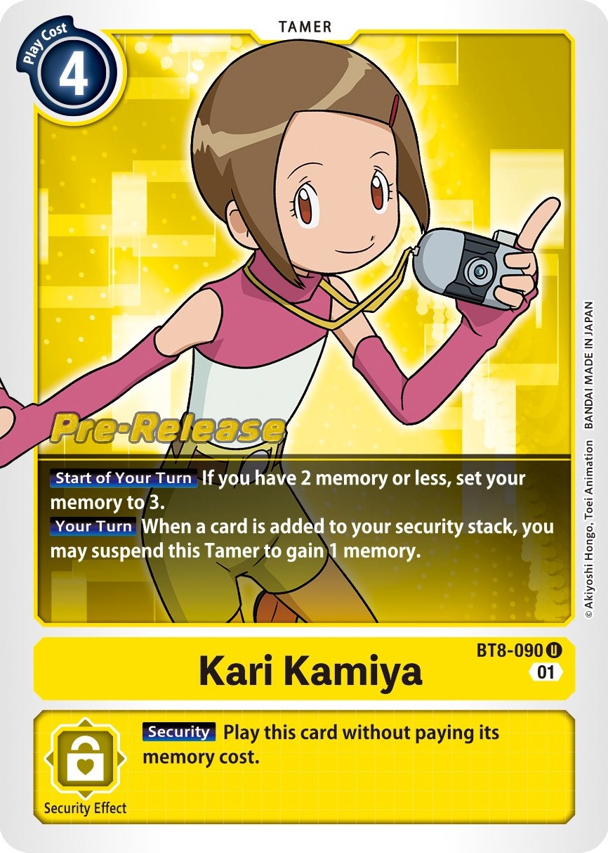 Kari Kamiya [BT8-090] [New Awakening Pre-Release Cards] | Black Swamp Games