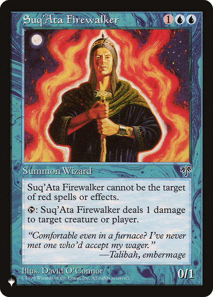 Suq'Ata Firewalker [The List Reprints] | Black Swamp Games