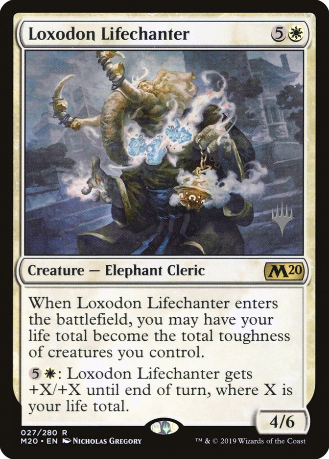 Loxodon Lifechanter (Promo Pack) [Core Set 2020 Promos] | Black Swamp Games