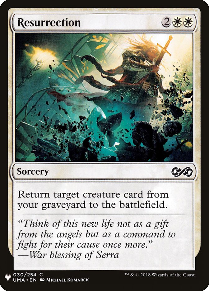 Resurrection [Mystery Booster] | Black Swamp Games