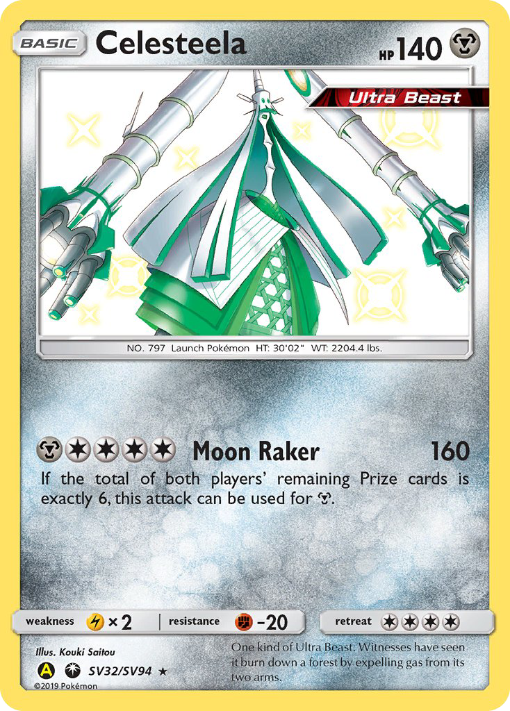 Celesteela (SV32/SV94) [Sun & Moon: Hidden Fates - Shiny Vault] | Black Swamp Games