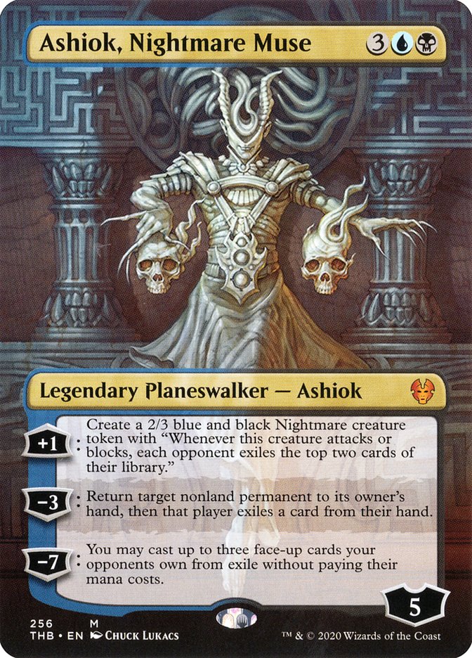 Ashiok, Nightmare Muse (Borderless) [Theros Beyond Death] | Black Swamp Games