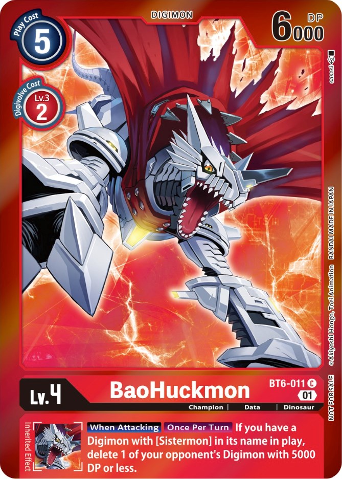 BaoHuckmon [BT6-011] (Event Pack 3) [Double Diamond Promos] | Black Swamp Games