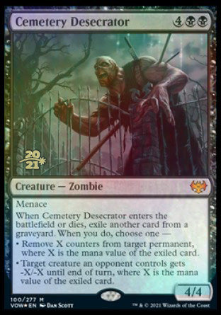 Cemetery Desecrator [Innistrad: Crimson Vow Prerelease Promos] | Black Swamp Games