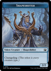 Blood // Shapeshifter Double-Sided Token [March of the Machine Commander Tokens] | Black Swamp Games