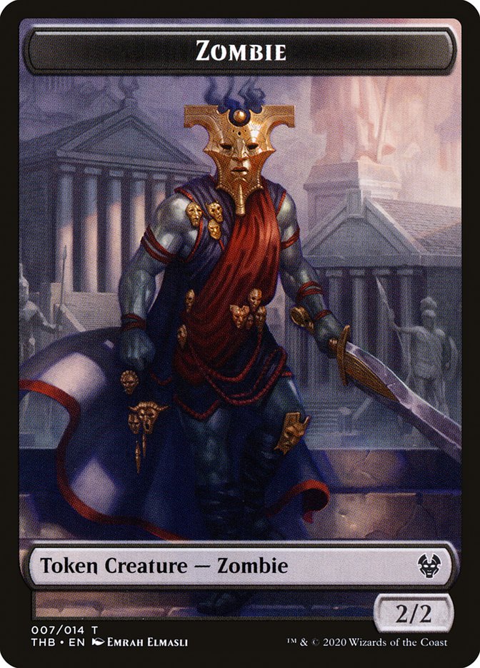 Zombie Token [Theros Beyond Death Tokens] | Black Swamp Games