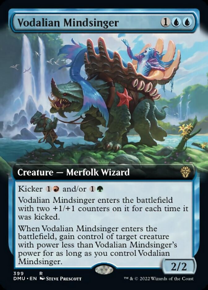 Vodalian Mindsinger (Extended Art) [Dominaria United] | Black Swamp Games