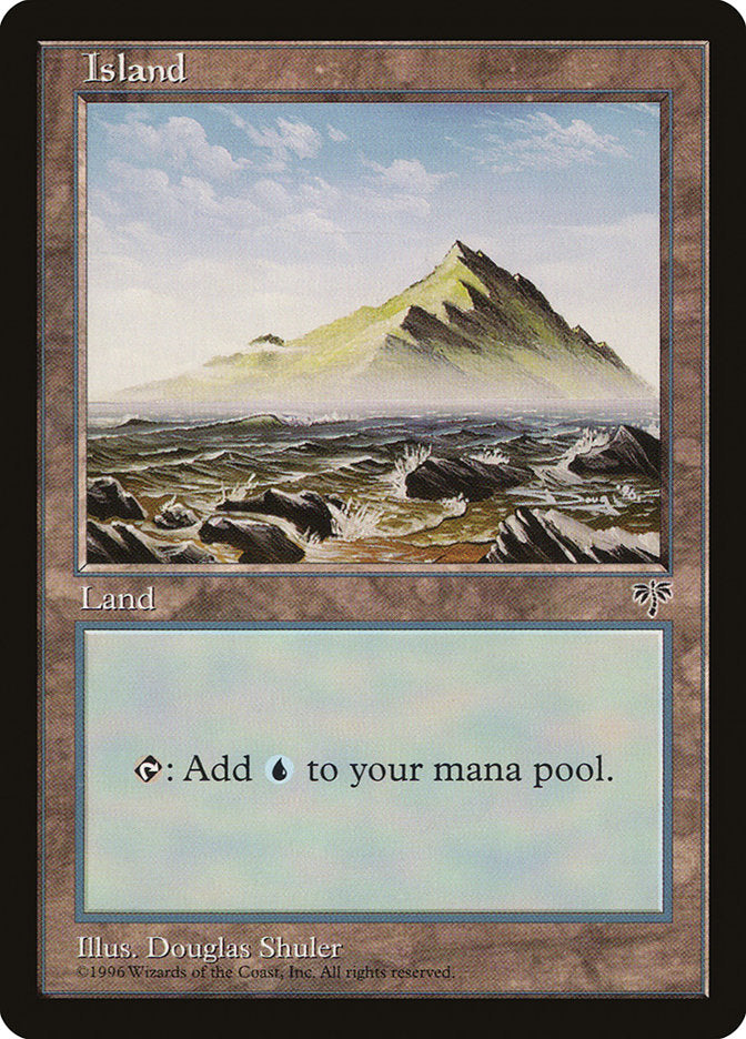 Island (No Tree / Blue Sky / Peak on Right) [Mirage] | Black Swamp Games