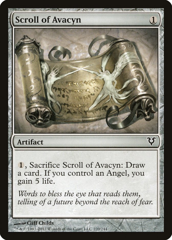 Scroll of Avacyn [Avacyn Restored] | Black Swamp Games