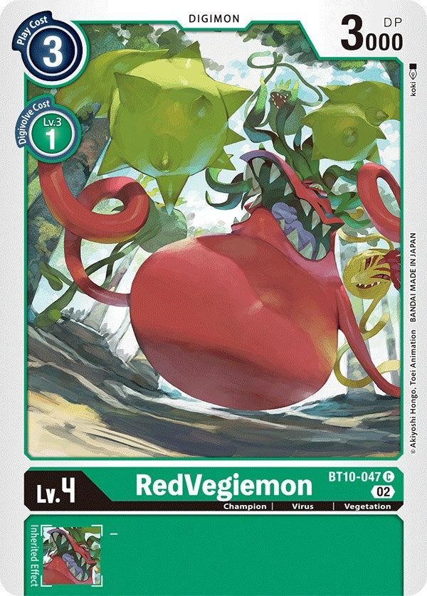 RedVegiemon [BT10-047] [Xros Encounter] | Black Swamp Games