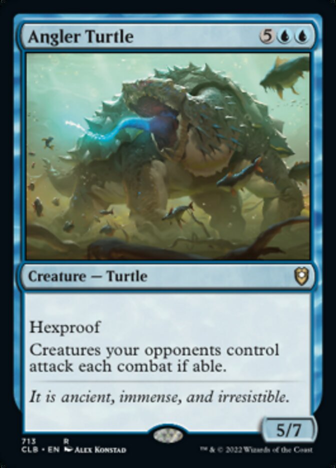 Angler Turtle [Commander Legends: Battle for Baldur's Gate] | Black Swamp Games