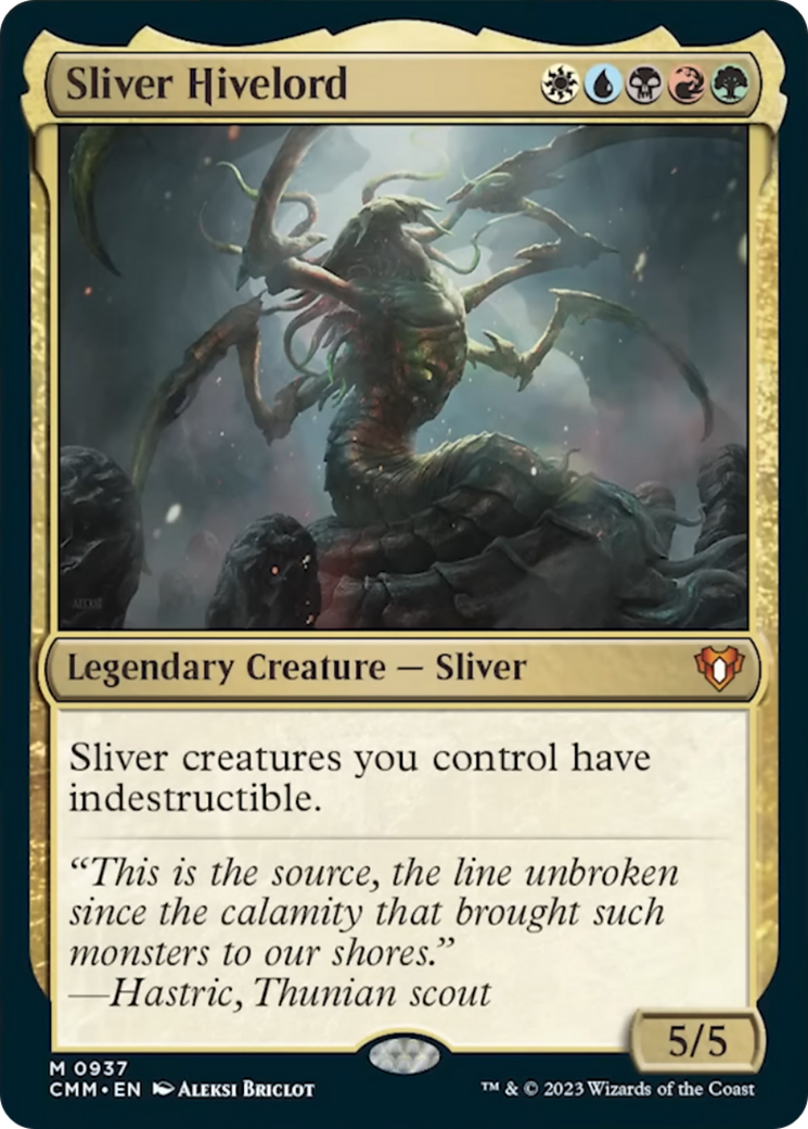 Sliver Hivelord [Commander Masters] | Black Swamp Games