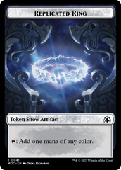 Food // Replicated Ring Double-Sided Token [March of the Machine Commander Tokens] | Black Swamp Games