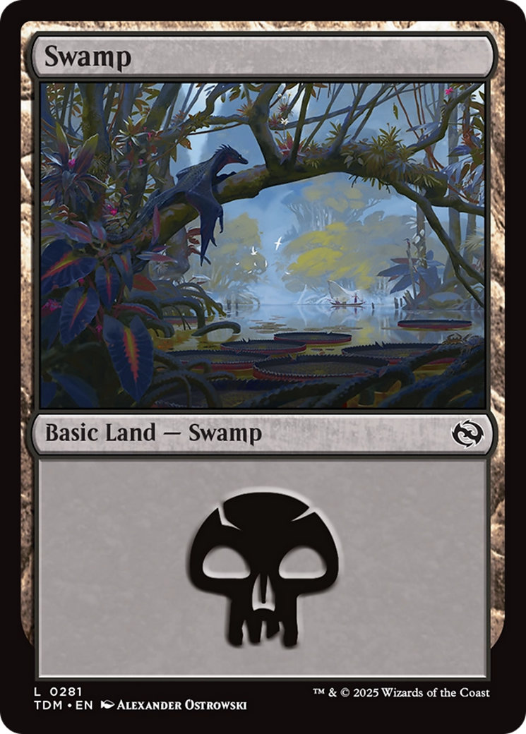 Swamp (0281) [Tarkir: Dragonstorm] | Black Swamp Games