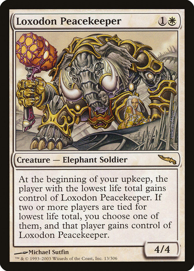Loxodon Peacekeeper [Mirrodin] | Black Swamp Games